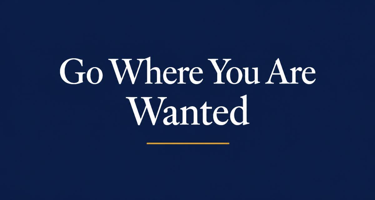 Go Where You Are Wanted: Why Opportunity Matters More Than Prestige
