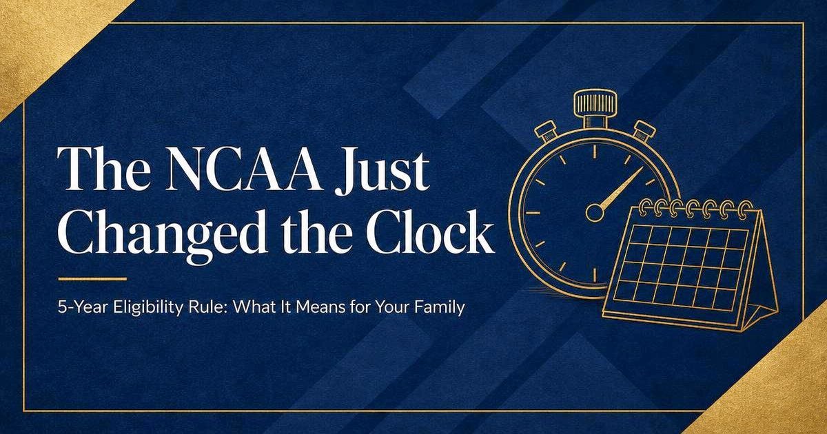 NCAA 5-Year Eligibility Rule Change: What Families Need to Know
