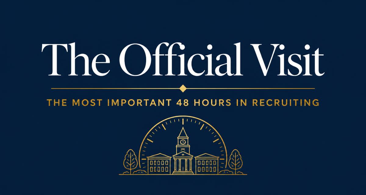 The Official Visit: How to Handle the Most Important 48 Hours in Recruiting