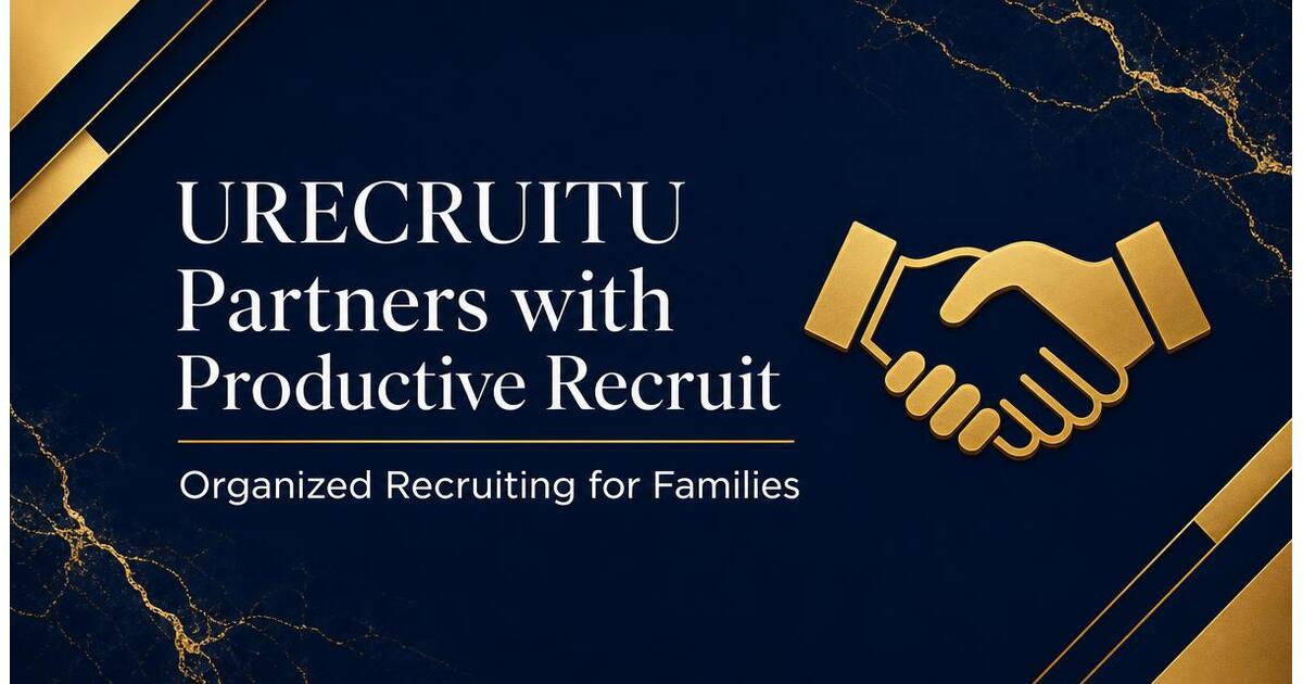 URECRUITU Partners with Productive Recruit: Organized Recruiting for Families